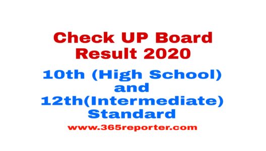 Up Board Result 2020 10th High School And 12th Intermediate